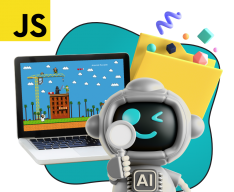 Язык программирования JavaScript + AI. Проектное обучение + геймификация + AI-помощники - КИБЕРшкола программирования для детей, компьютерные курсы для школьников, начинающих и подростков - KIBERone г. Сысерть