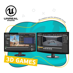 Unreal Engine 4. Игровой движок - КИБЕРшкола программирования для детей, компьютерные курсы для школьников, начинающих и подростков - KIBERone г. Сысерть