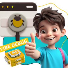 Тестирование & Vibe Debug. Охотники за багами - КИБЕРшкола программирования для детей, компьютерные курсы для школьников, начинающих и подростков - KIBERone г. Сысерть