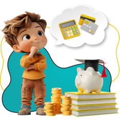 Финансовый интеллект вместе KIBERone - КИБЕРшкола программирования для детей, компьютерные курсы для школьников, начинающих и подростков - KIBERone г. Сысерть